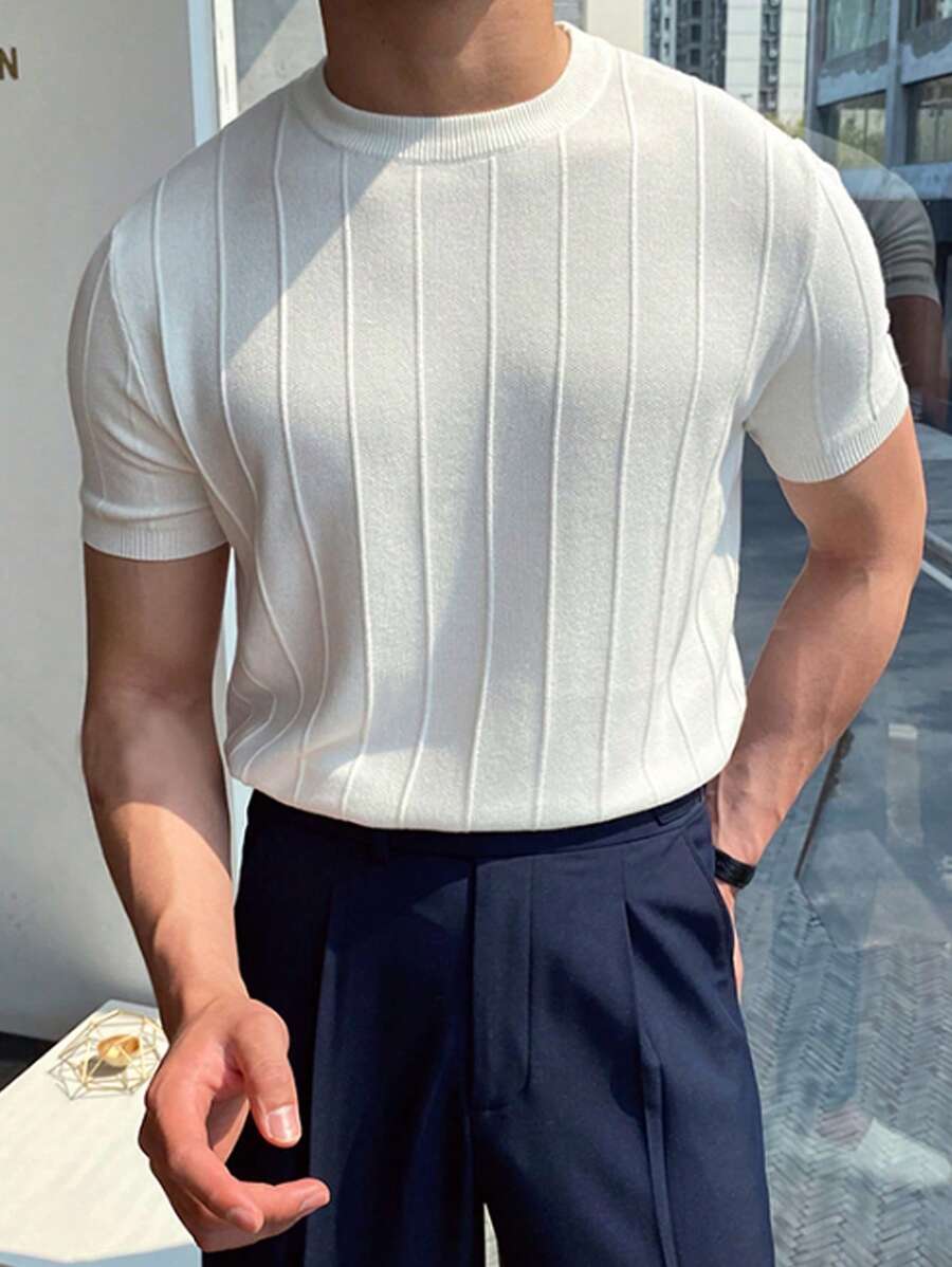 DAZY Men Solid Knit Top Summer