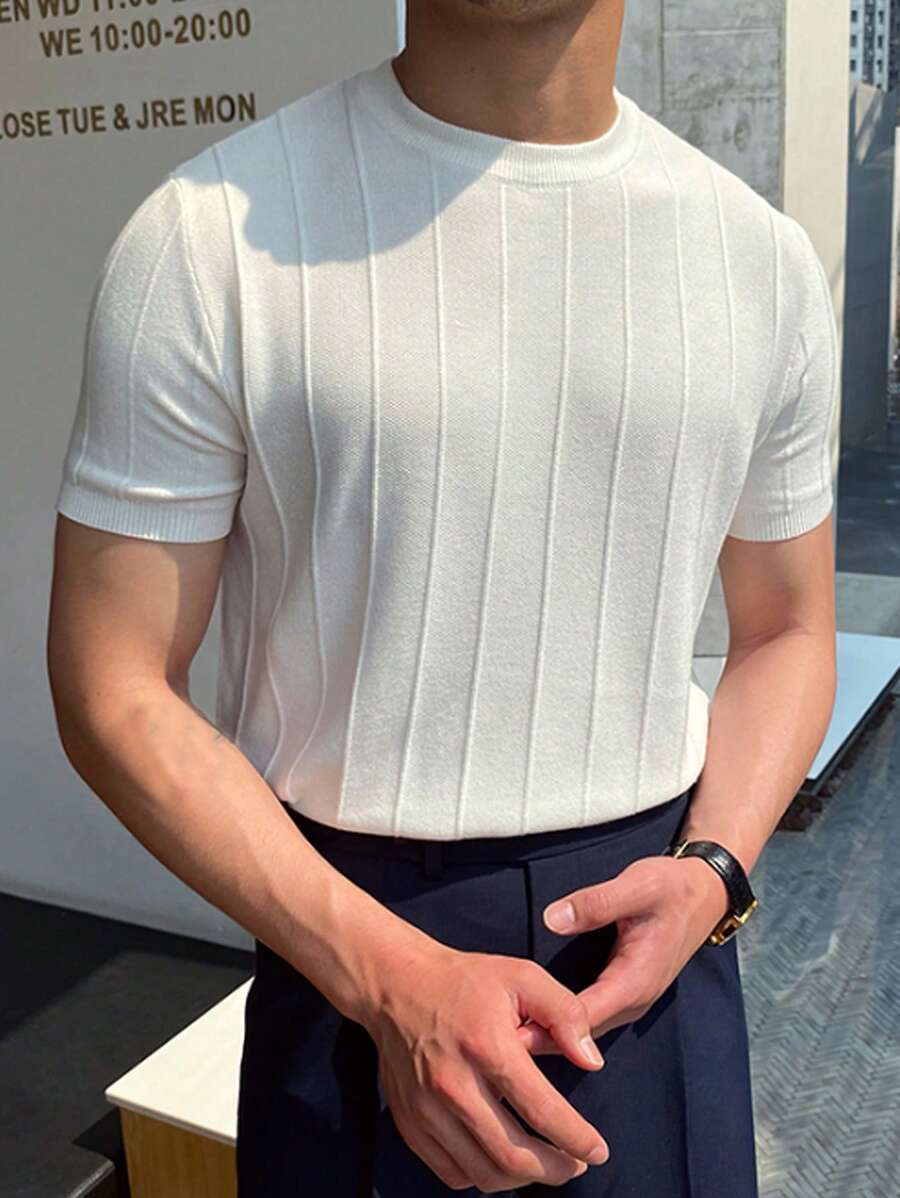 DAZY Men Solid Knit Top Summer