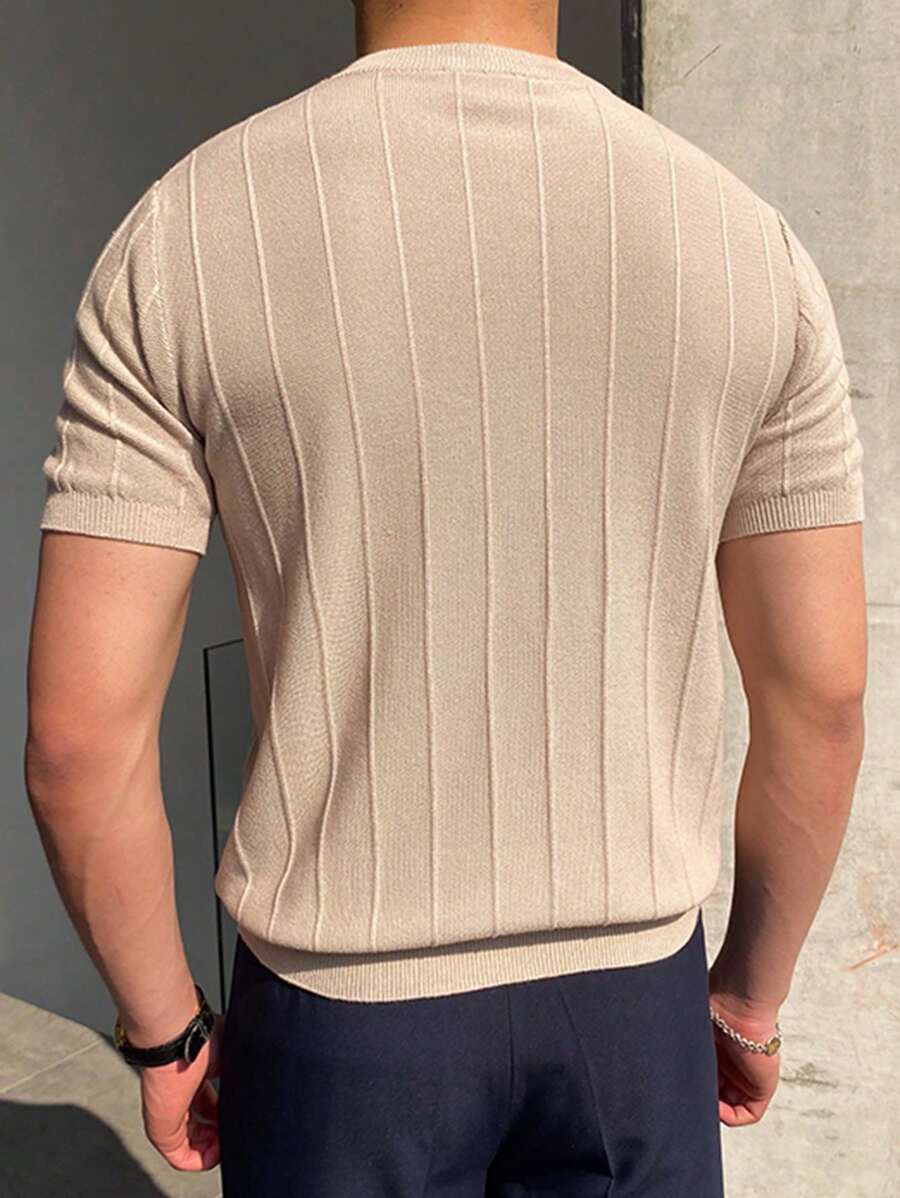 DAZY Men Solid Knit Top Summer