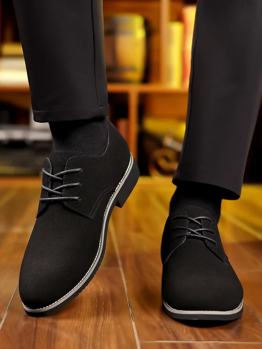 Men's Suede Casual Loafers, Multi-Color Leather Shoes, Velvet Fashionable Large Size Men's Shoes (Size Runs Big)