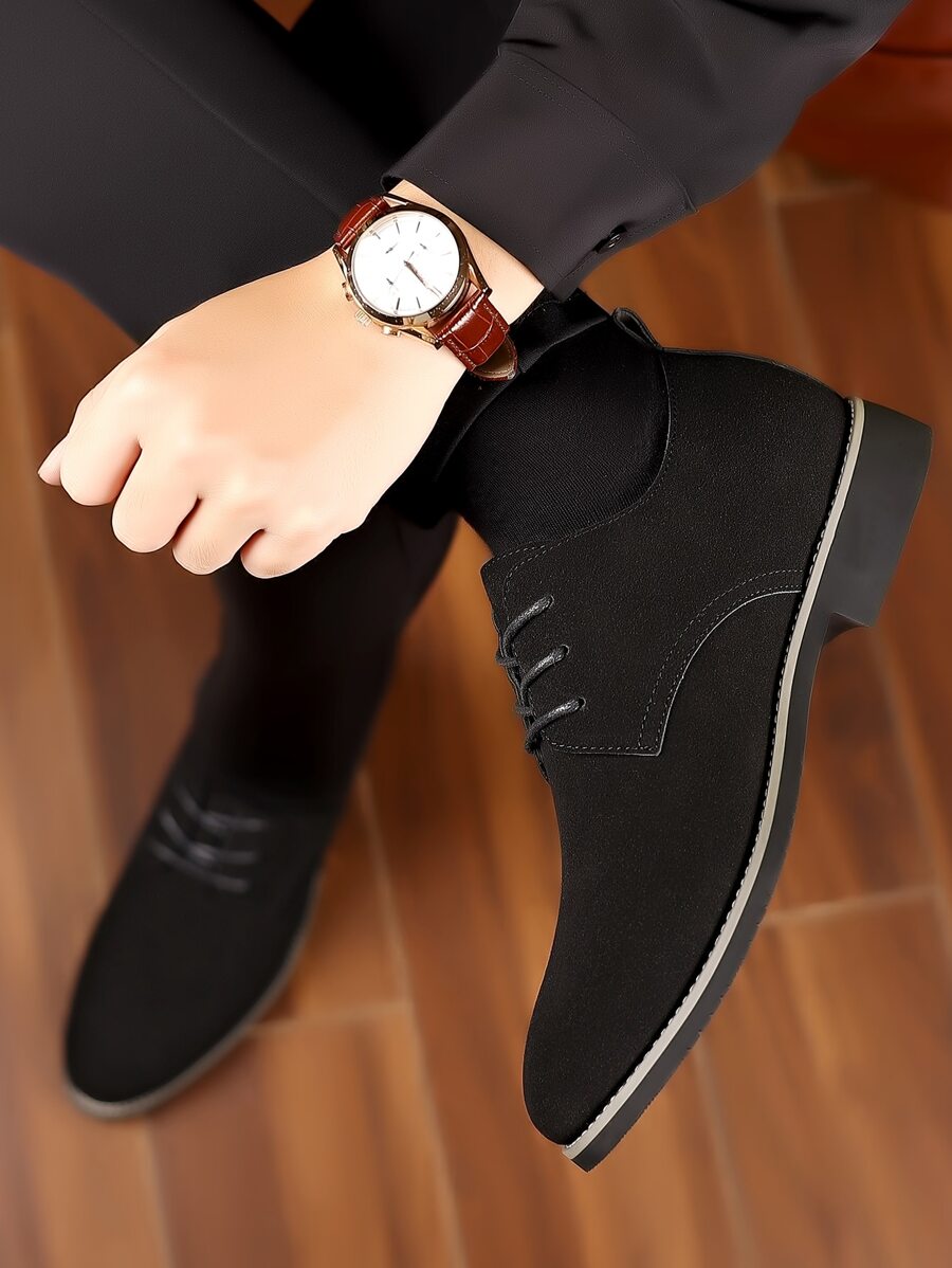 Men's Suede Casual Loafers, Multi-Color Leather Shoes, Velvet Fashionable Large Size Men's Shoes (Size Runs Big)