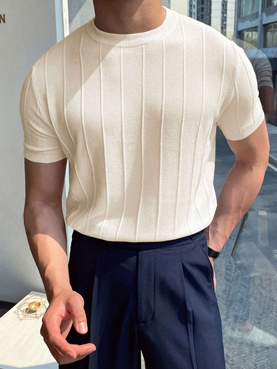 DAZY Men Solid Knit Top Summer