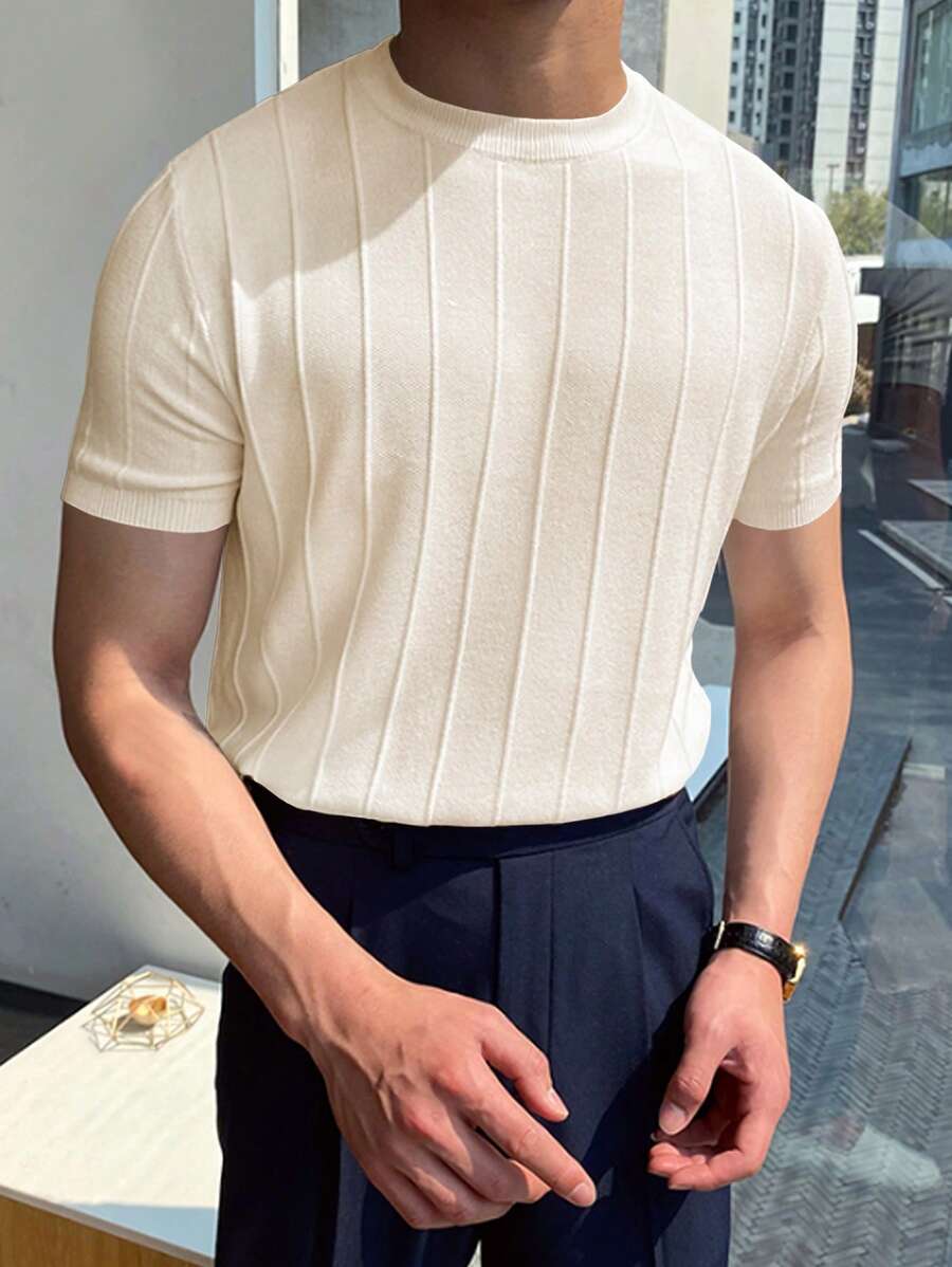 DAZY Men Solid Knit Top Summer