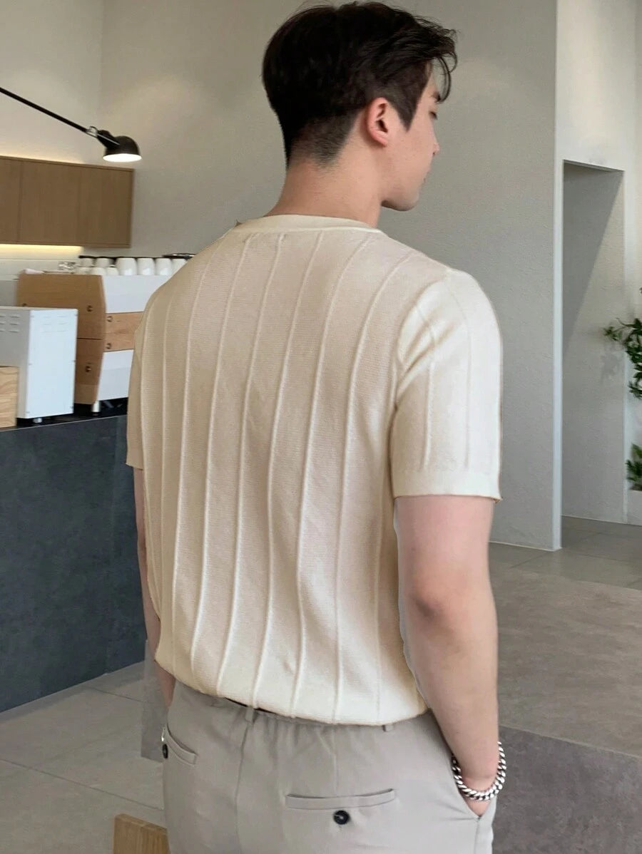 DAZY Men Solid Knit Top Summer