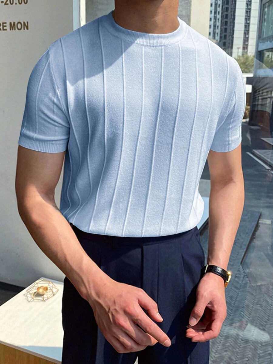 DAZY Men Solid Knit Top Summer