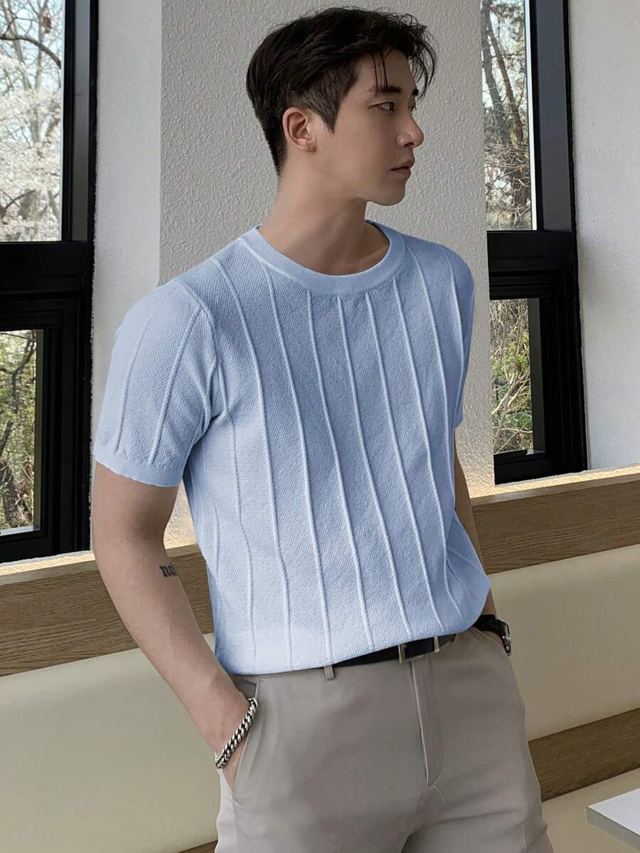 DAZY Men Solid Knit Top Summer