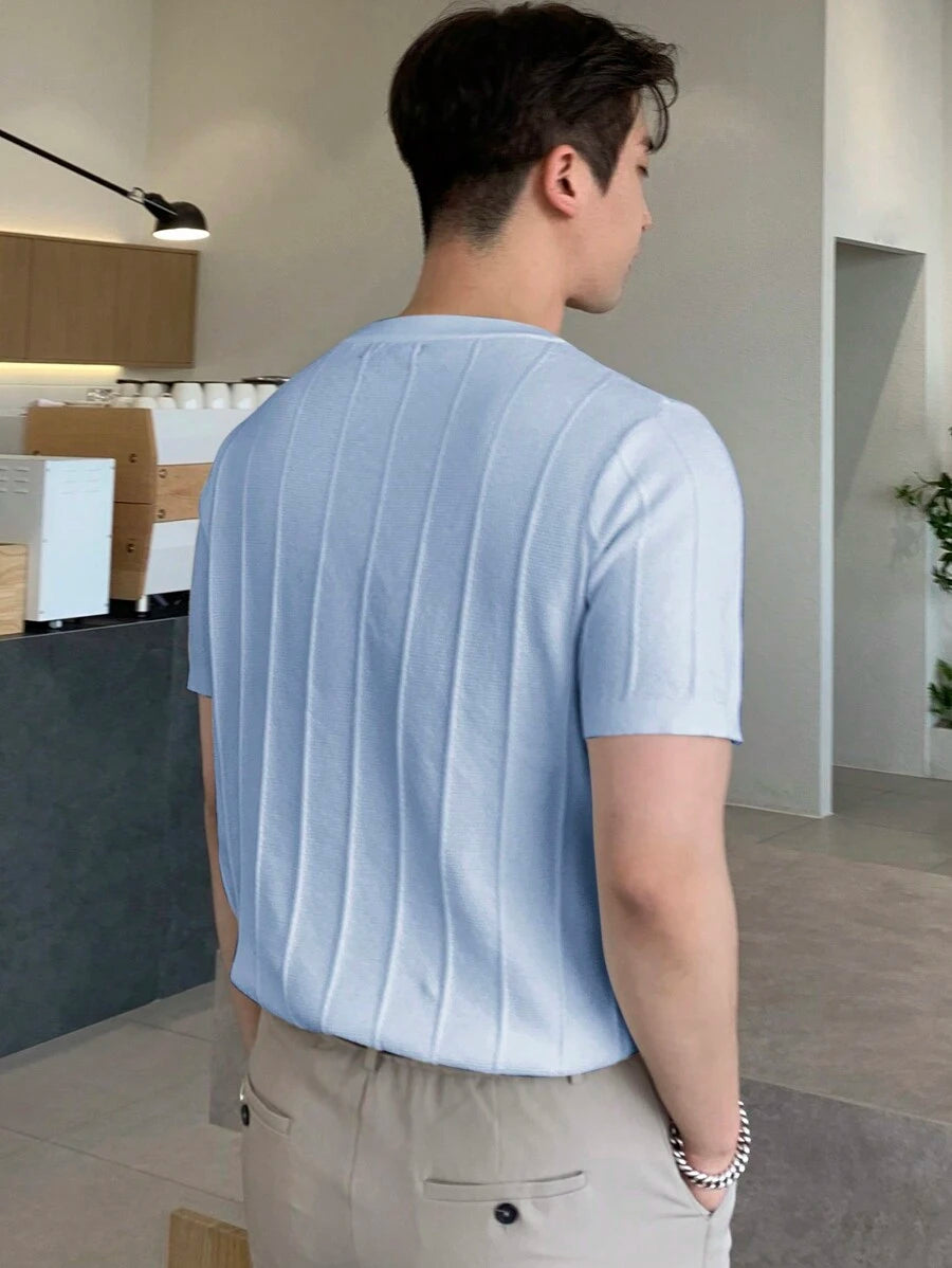 DAZY Men Solid Knit Top Summer