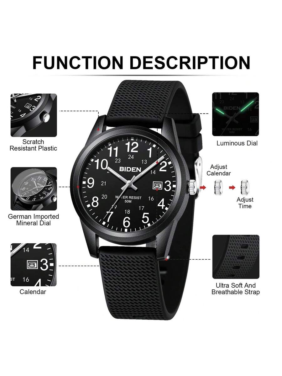 BIDEN Luminous Watch