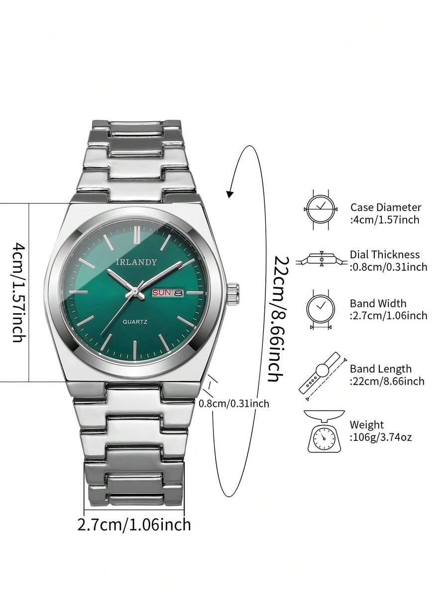 Classic Engraved Quartz Watch