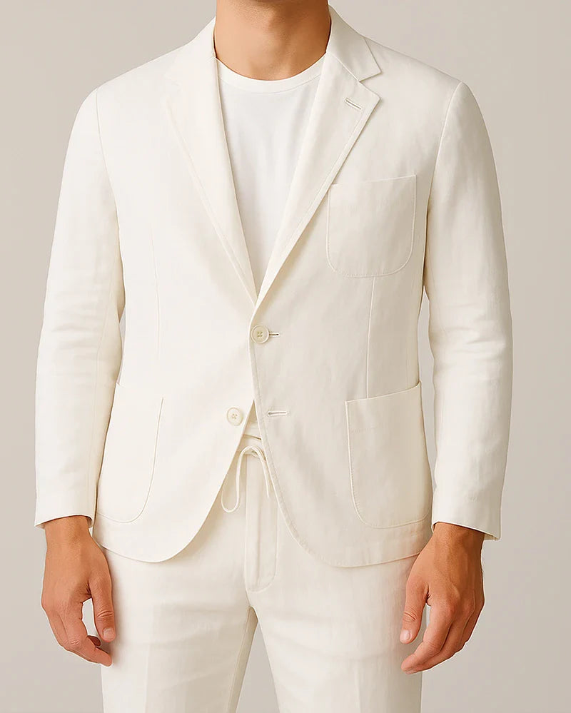 Lorenzo Linen Relaxed Suit