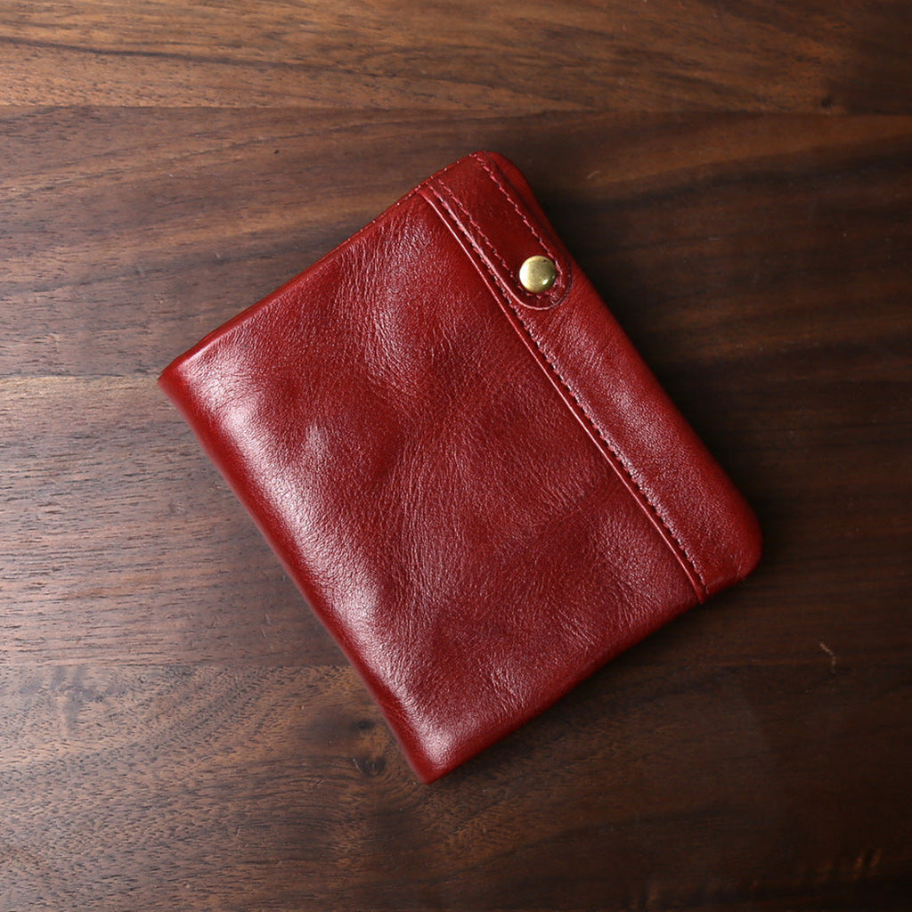 TOP-GRAIN LEATHER WALLET