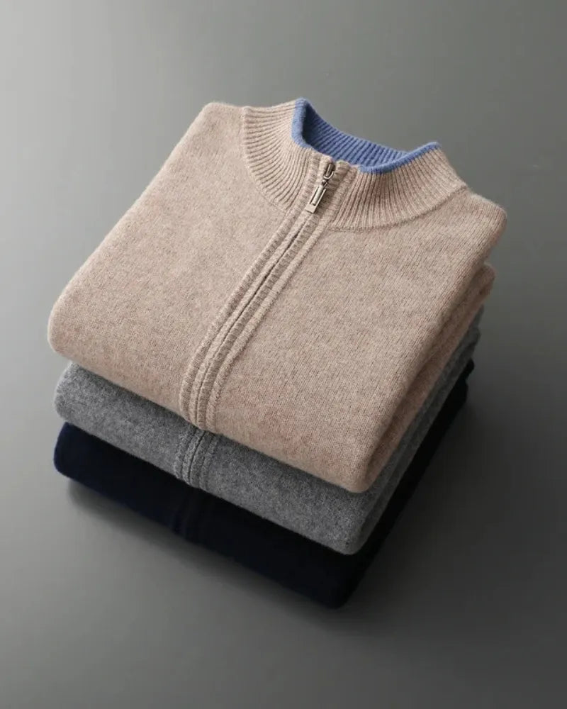 Cashmere Zip Jacket