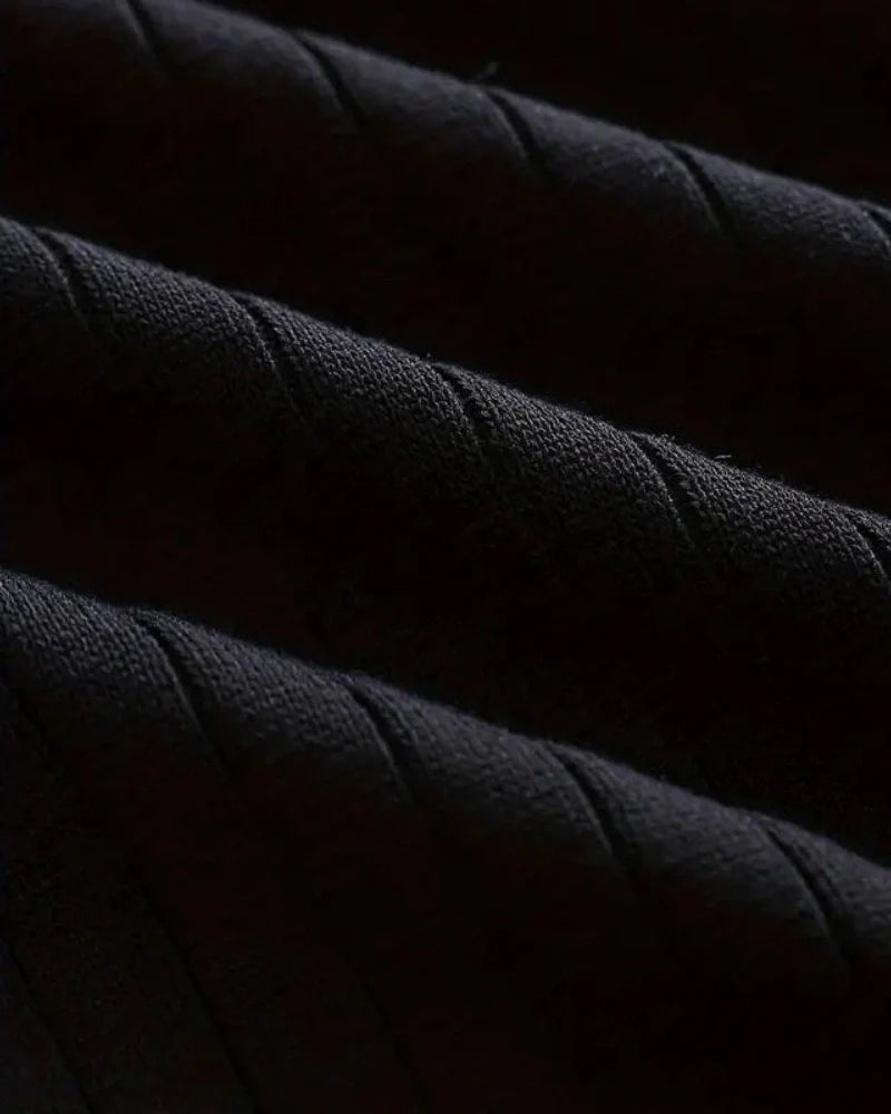 Hampton Ribbed Polo Sweatshirt