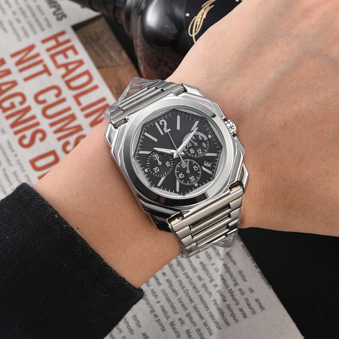 STEEL CHRONO WATCH